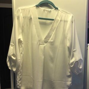 Lush roll sleeve top